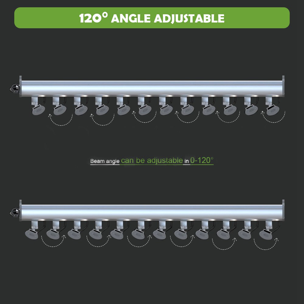720W Plant Grow Lights IP65 with Ac100-265V Beam Angle 60°