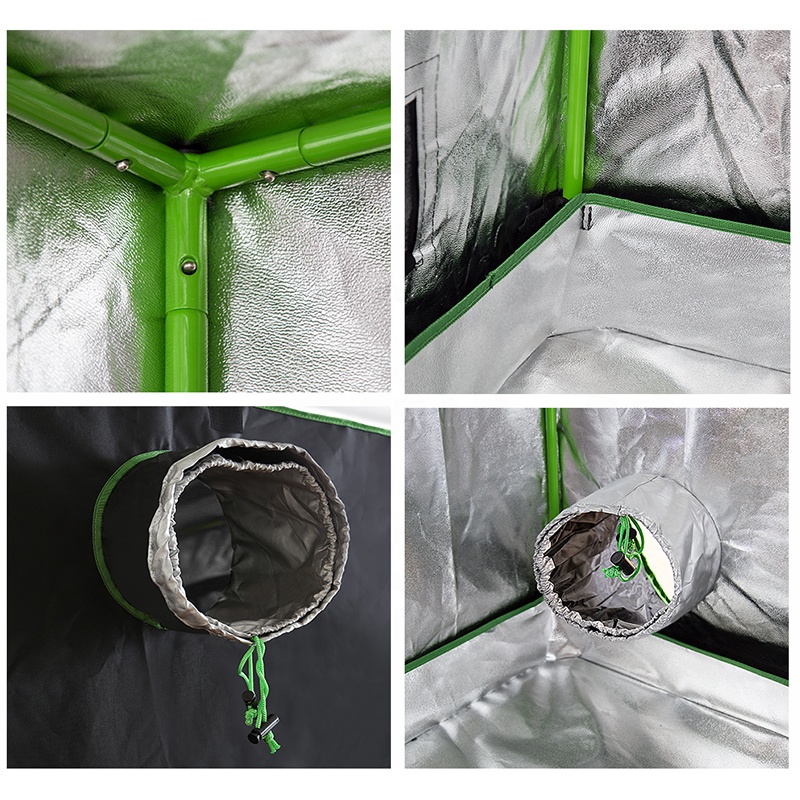 Big Grow Tent 1680D 150×150 120x120x200 with Easy View Windows