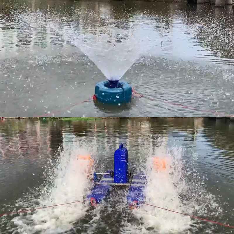 Fish Tank Solar Pump Floating Aquaculture Solar Powered Pond Aerator