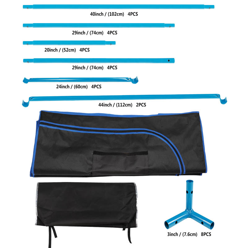 Grow Tent Full Setup 50*50*120cm 600D Indoor  Hydroponic Growing Reflective Room