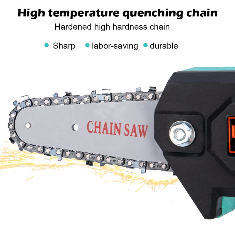 Mini Electric Wood Cutter 24V For Woodworking Garden Tools With Batteries Chain Saws