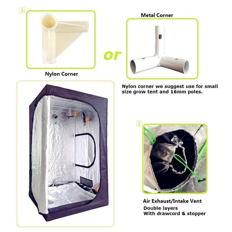Tent Kits 120x60x150cm Single-Span Agricultural for Growing Plant