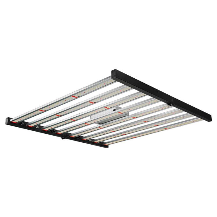 Foldable 600W LED Grow Light 8 Strips Epistar Led Full Spectrum 5-Year Warranty